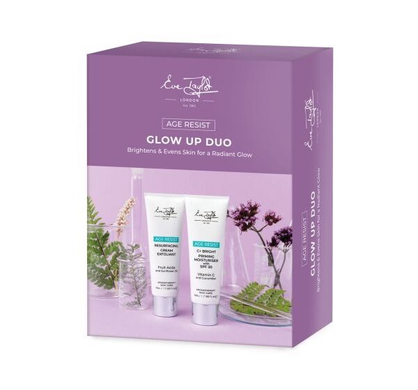 Eve Taylor Glow Up Duo Kit - Resurfacing Cream Exfoliant & C+ Bright Moisturiser SPF 30